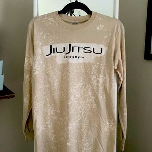 Distressed Jiu Jitsu Lifestyle Long Sleeve Tee